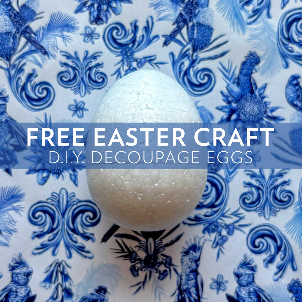 Easter Craft : Decoupage Eggs with Dynasty Of Nature