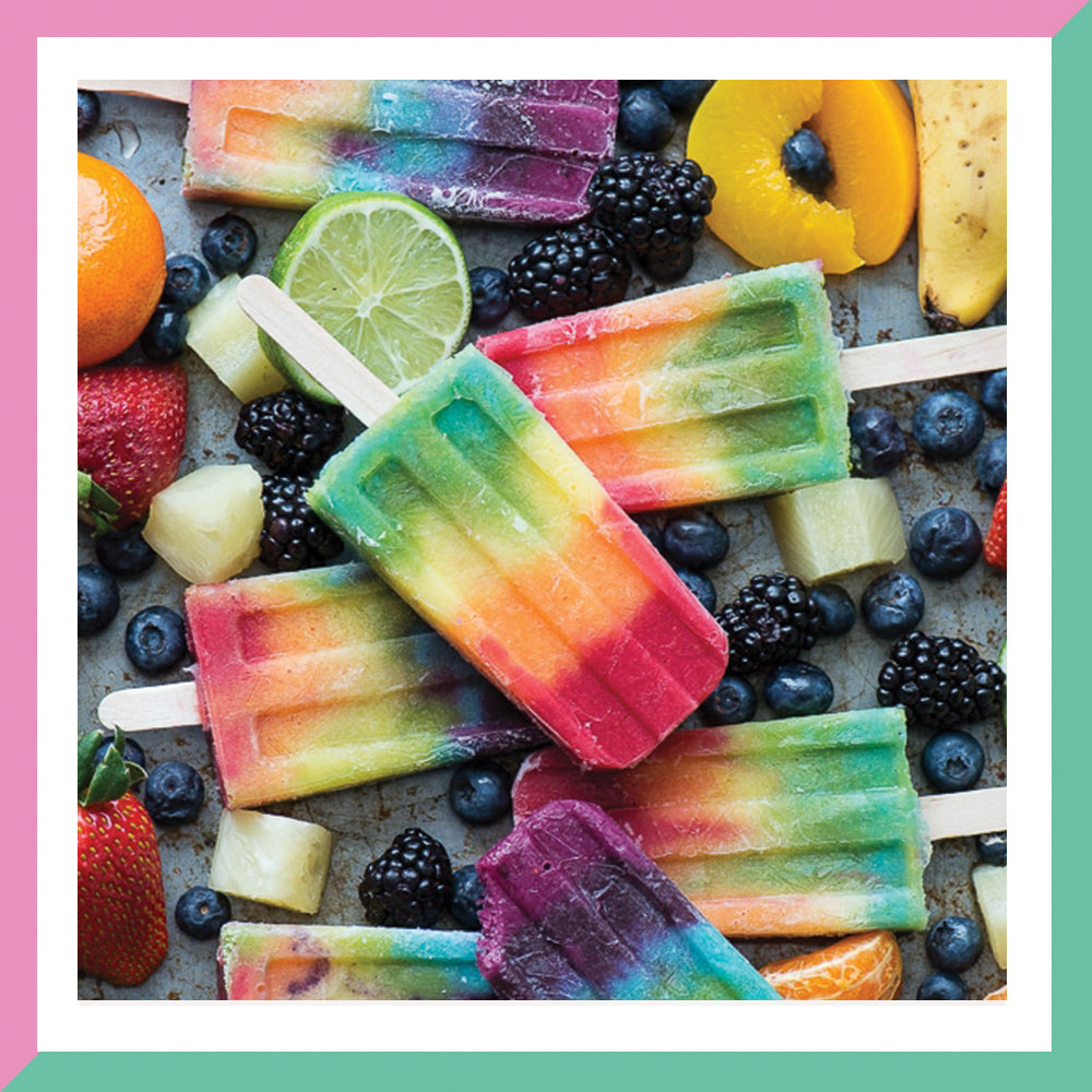 Healthy, Fun and Yum!         How To Make Rainbow Popsicles.