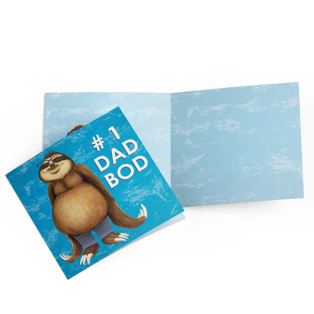 Greeting Card Number One Dad Bod