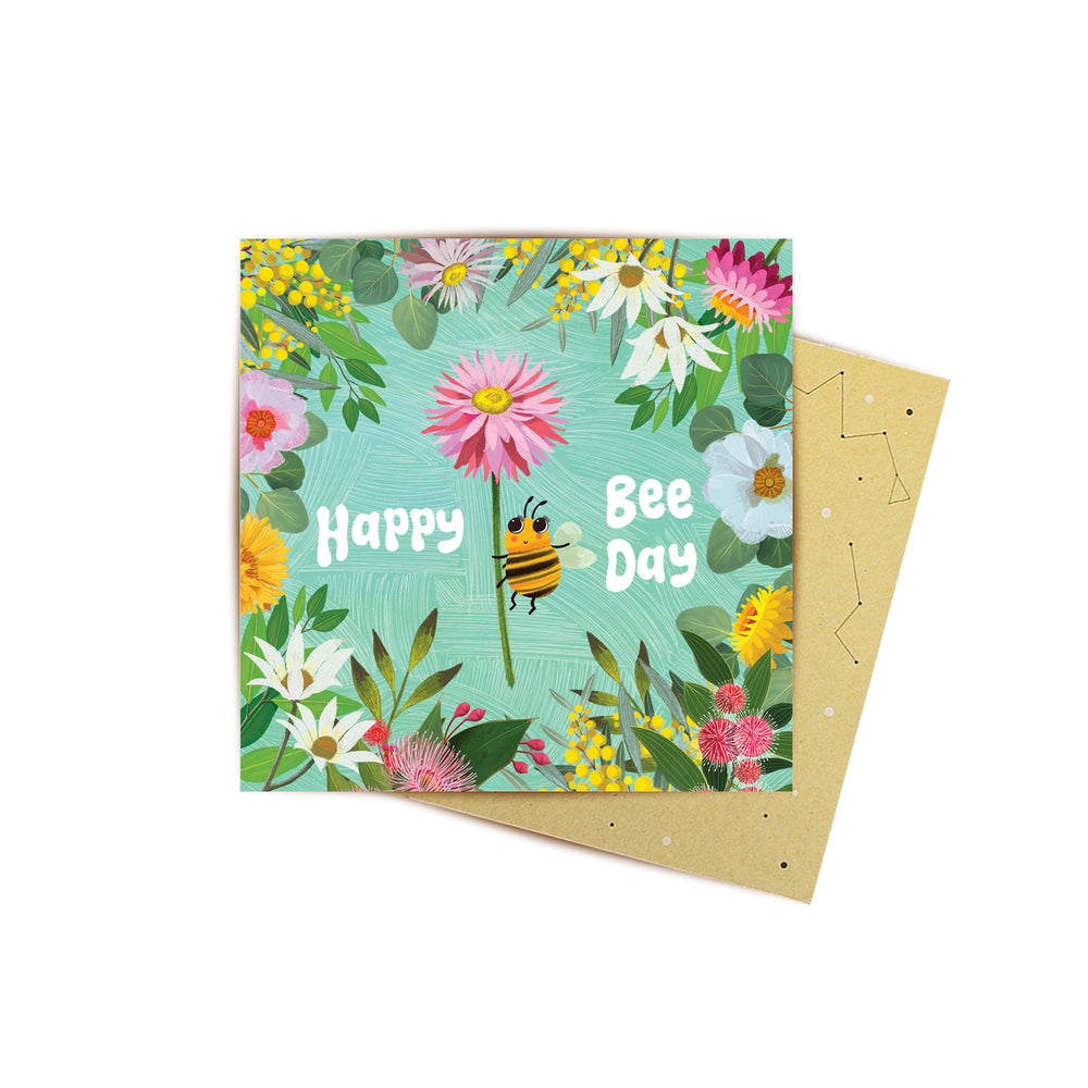 Mini Card Happy Bee Day