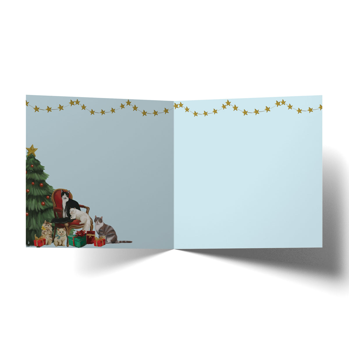 Greeting Card Meowy Christmas