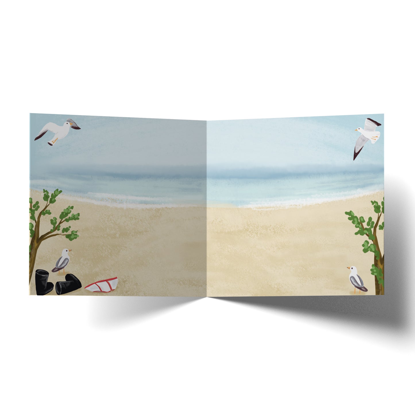 Greeting Card Cracking Christmas