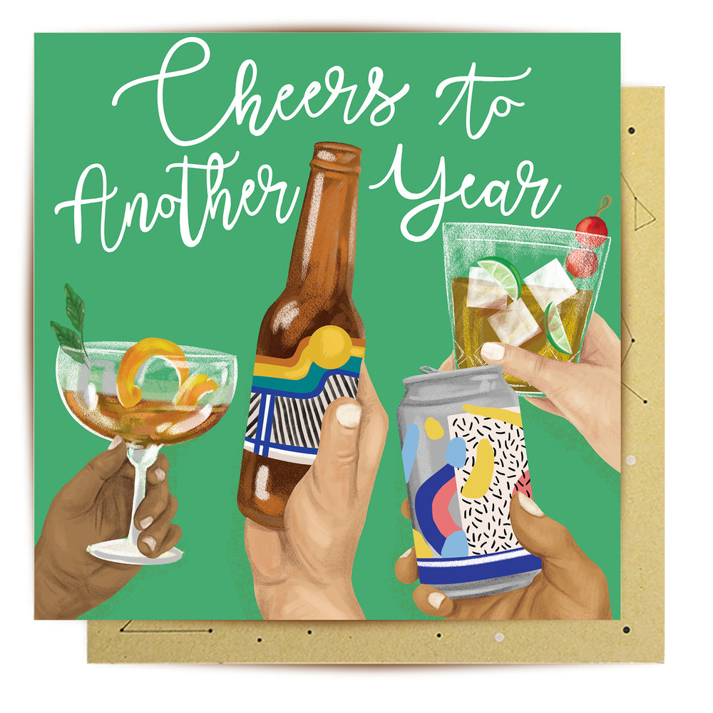 
                      
                        Greeting Card Cheers To Another Year
                      
                    