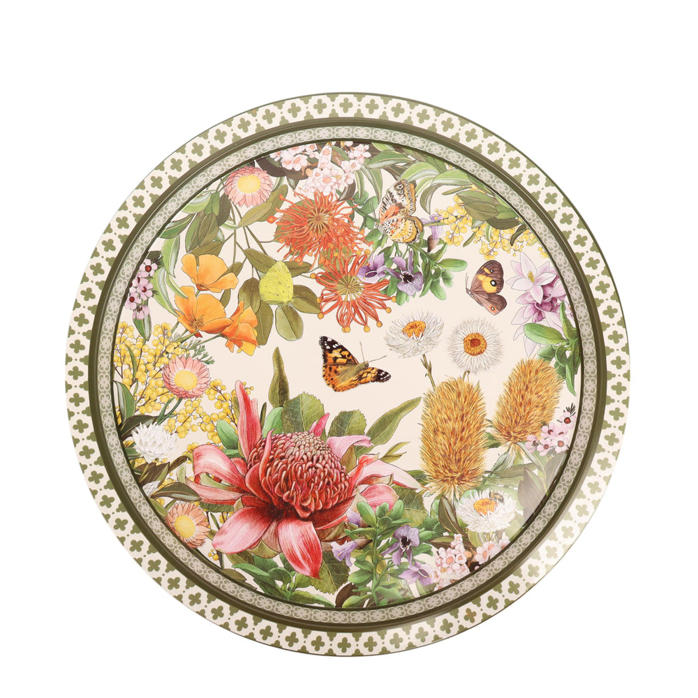 Celebration Tray Botanical Blooms Butterflies