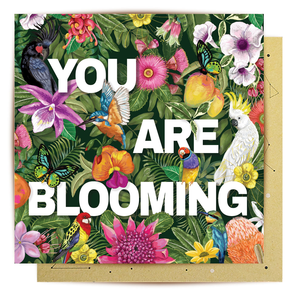 
                      
                        Greeting Card Tropicana Australiana Blooming
                      
                    