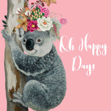 Mini Card Happy Koala