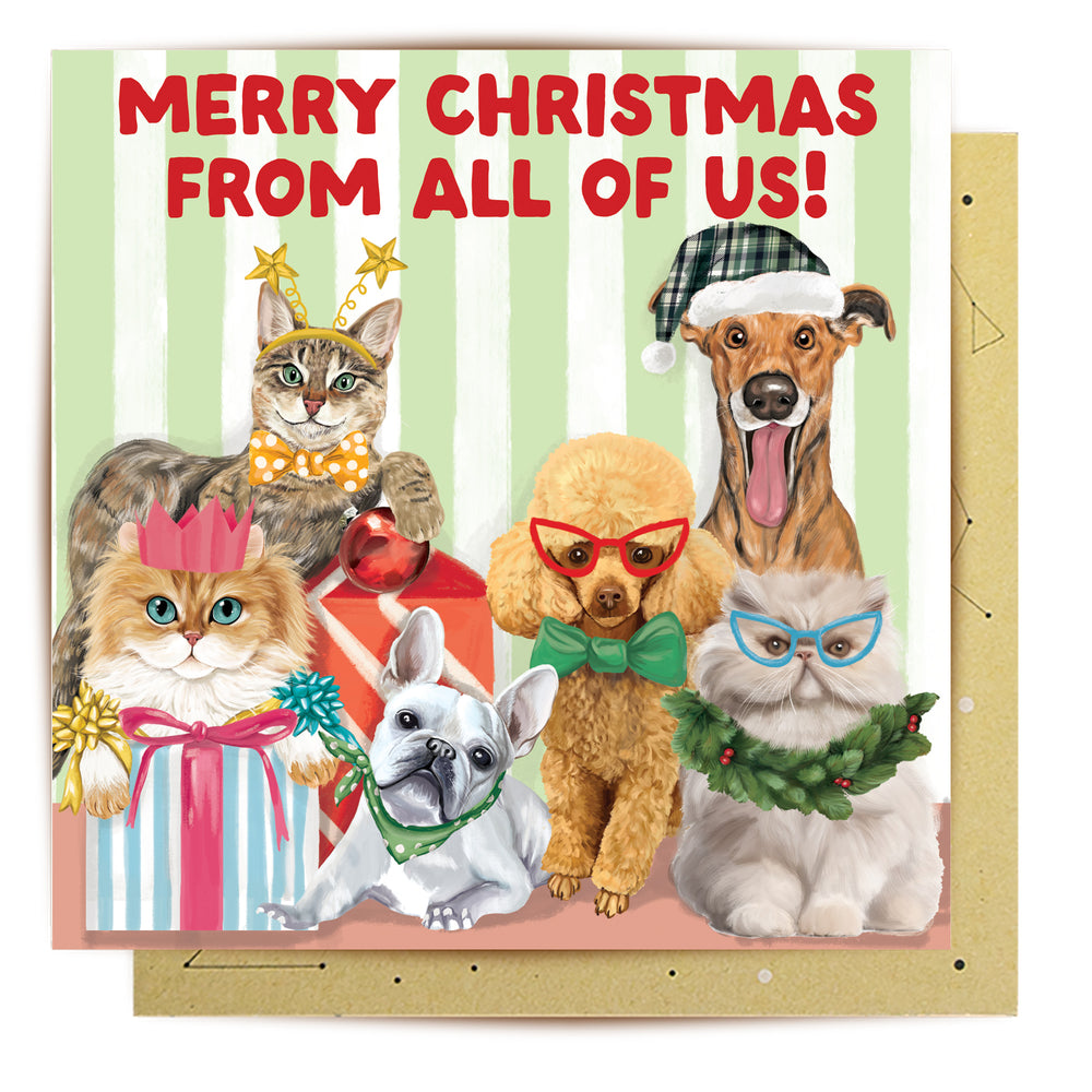 
                      
                        Greeting Card From all Of Us Pets
                      
                    