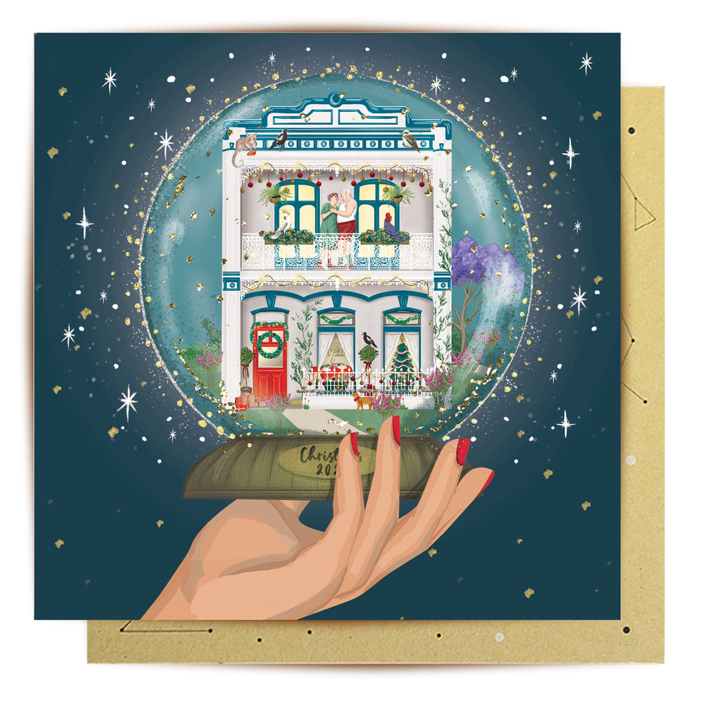 Greeting Card In love On Christmas