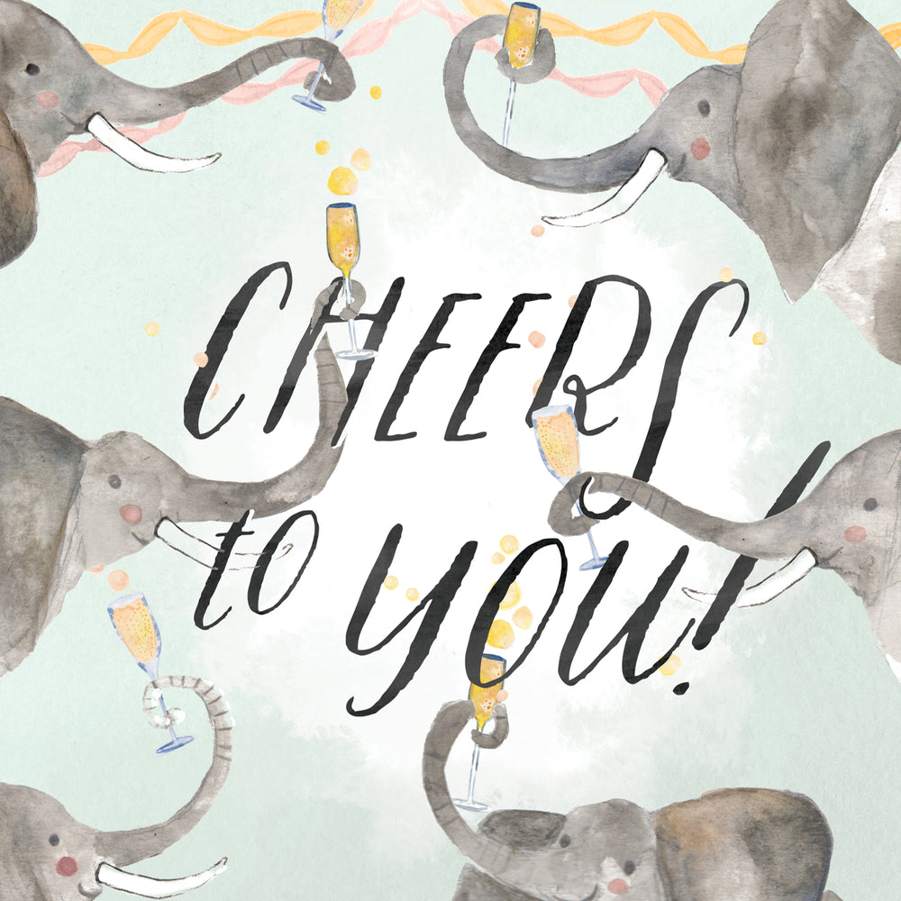 
                      
                        Greeting Card Elephant Cheers
                      
                    