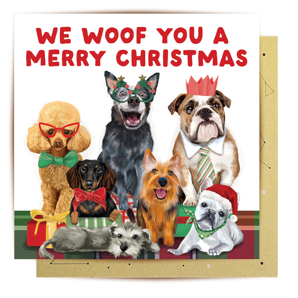 Greeting Card Canine Party