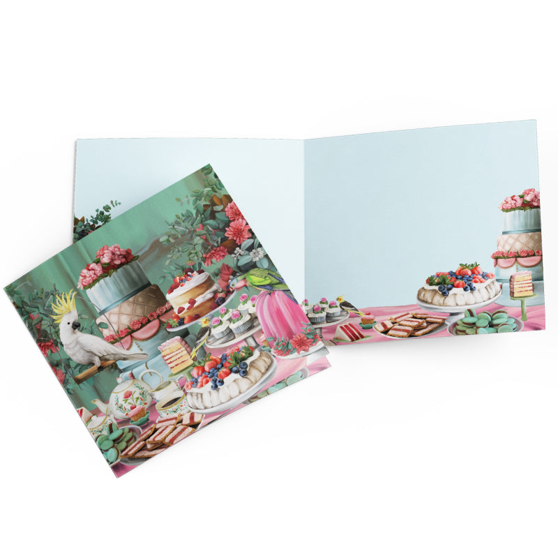 Greeting Card Lavish Tea Party