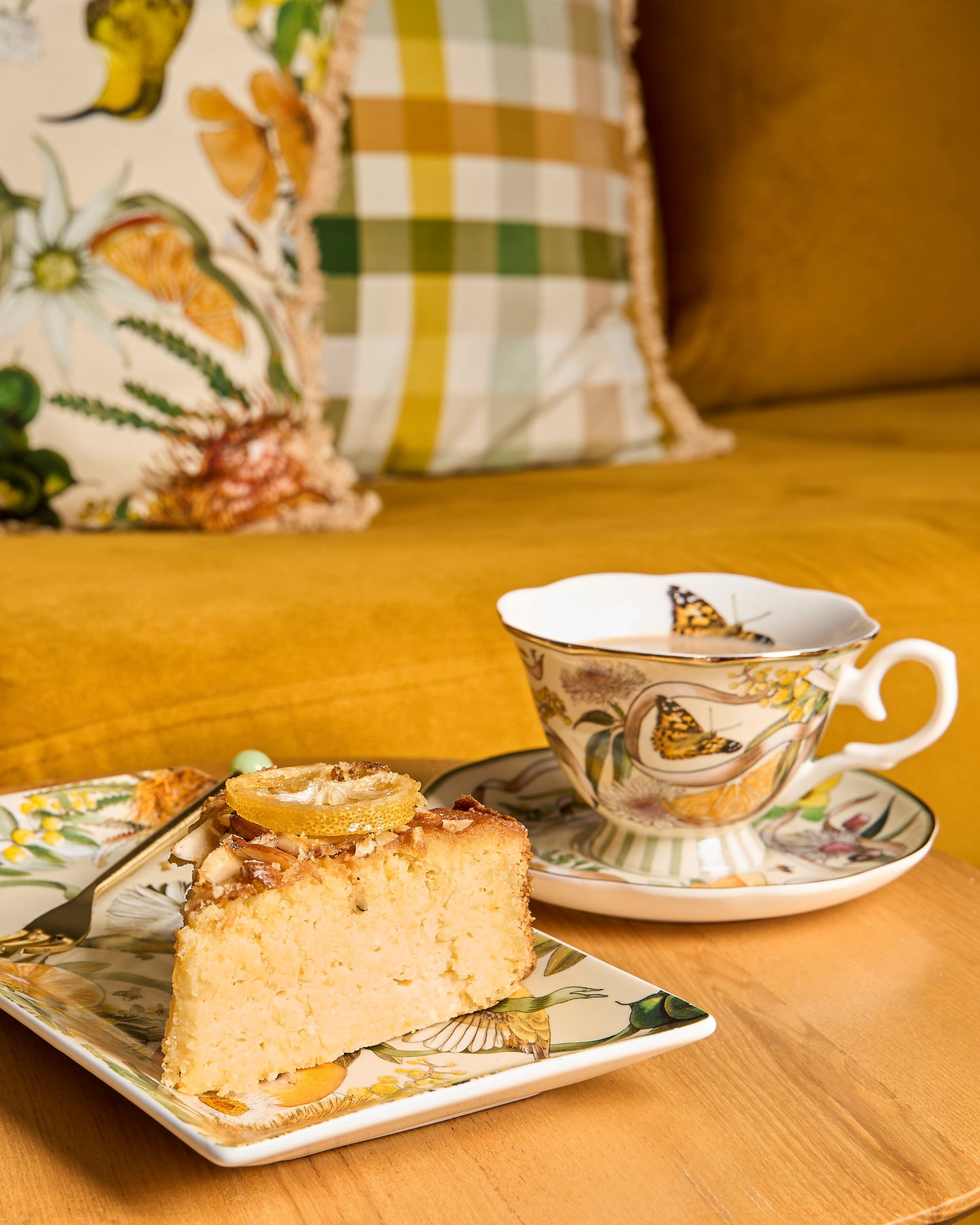 Tea Cup & Saucer Golden Hour