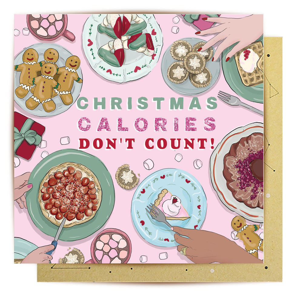 Greeting Card Christmas Calories