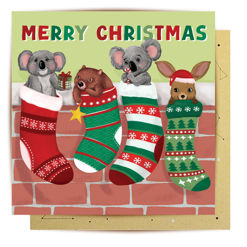 Greeting Card Stocking Cuties