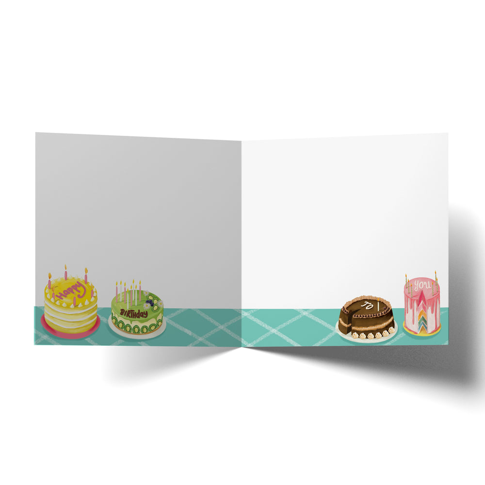 
                      
                        Greeting Card Happy Birthday Vintage Cakes
                      
                    