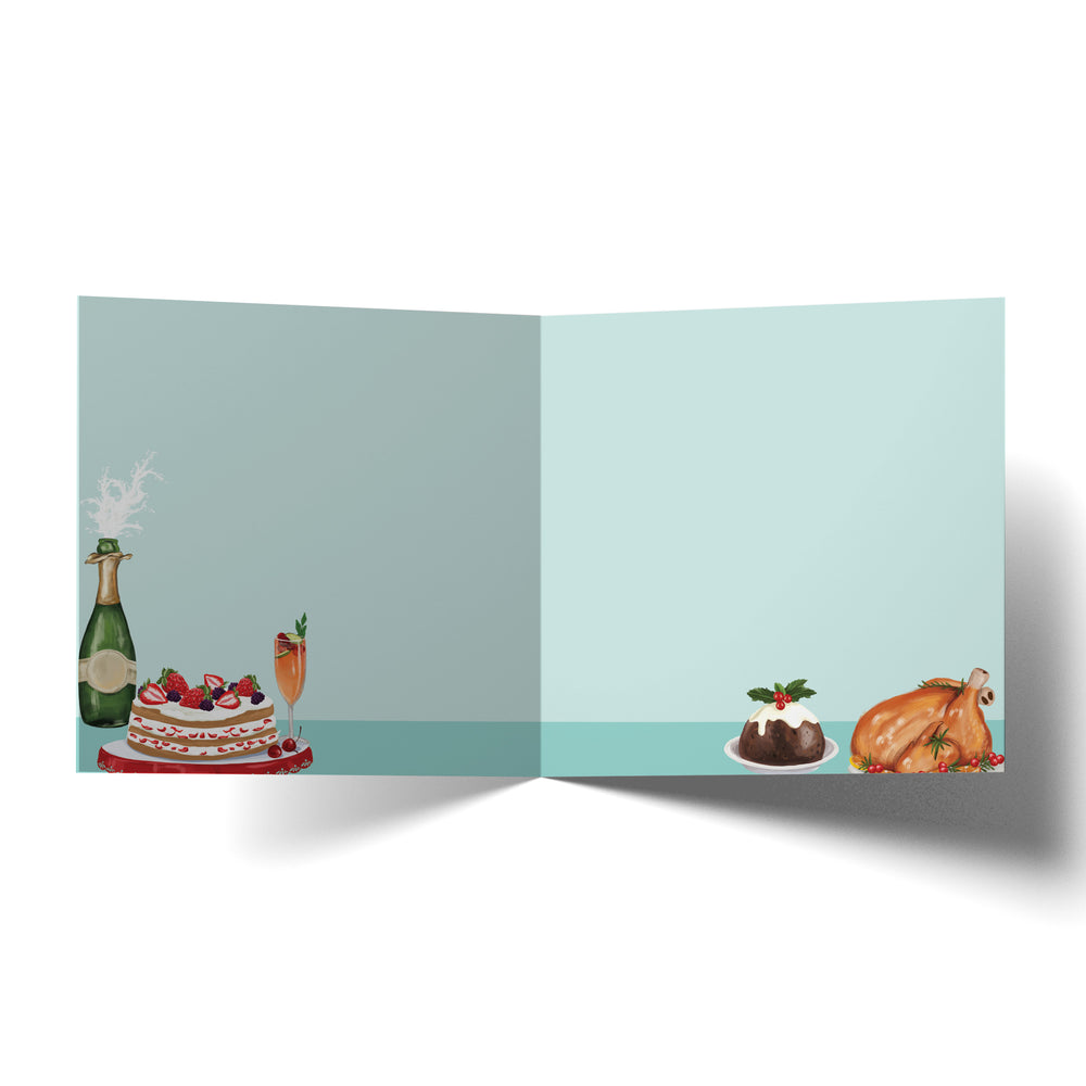 Greeting Card Yes To Christmas Calories