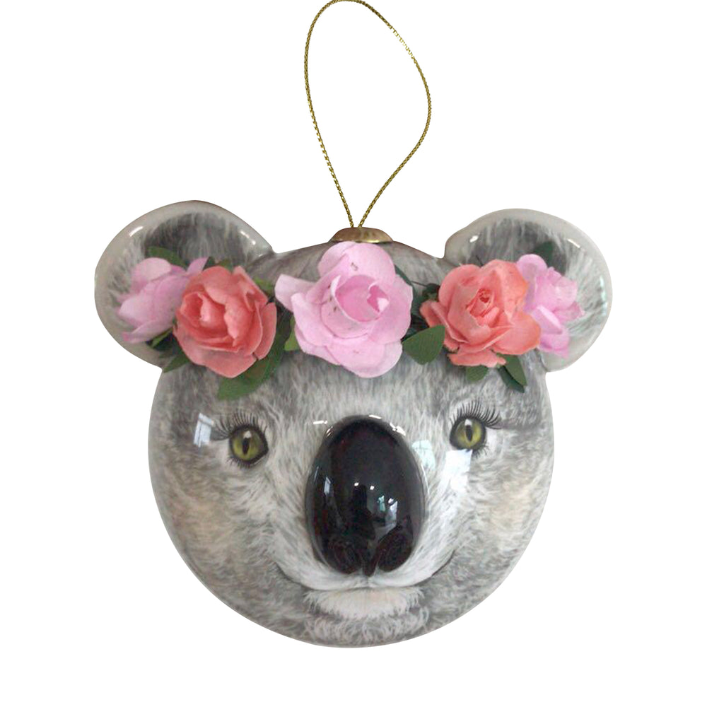 3D Bauble Koala Holly