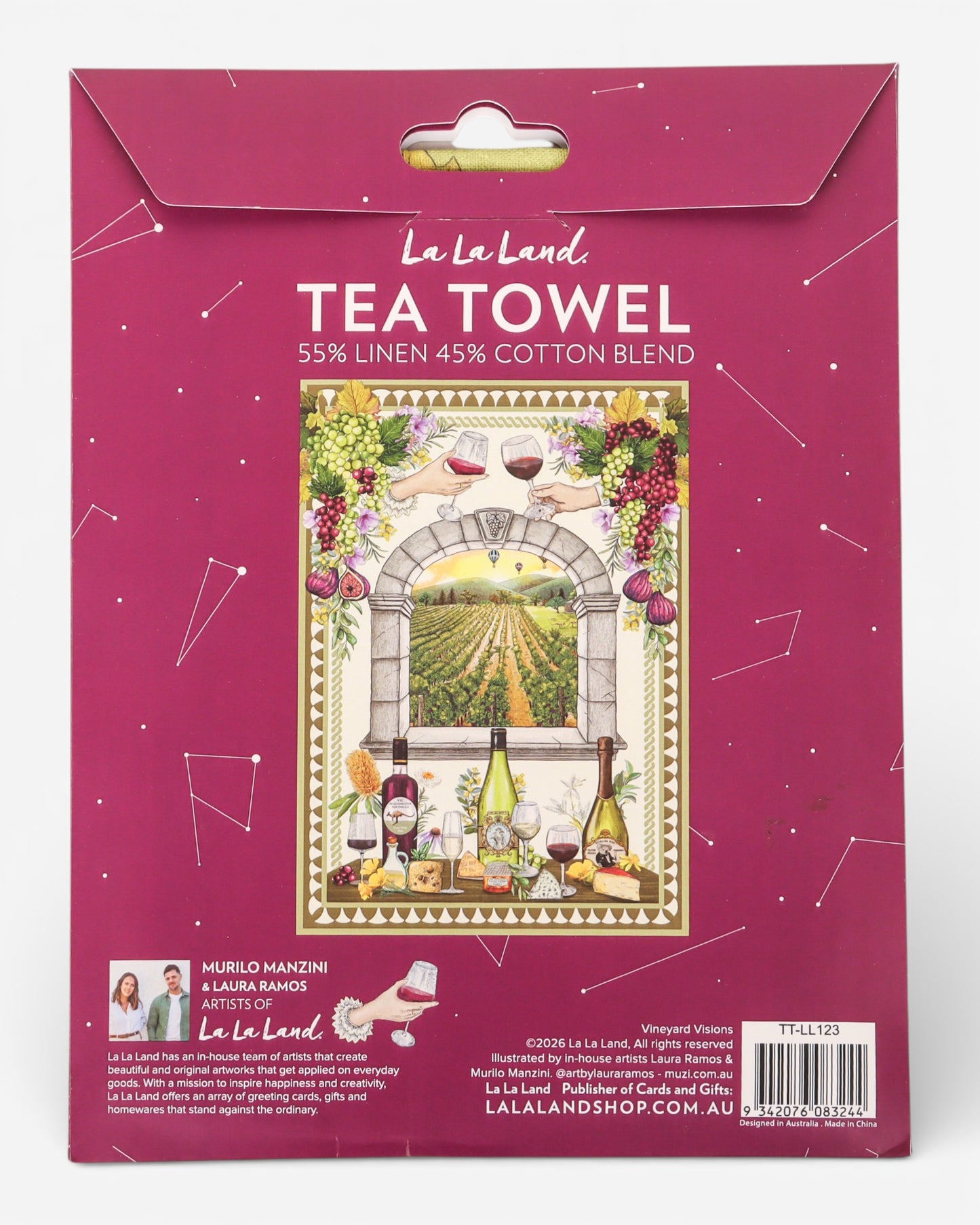 Tea Towel Vineyard Visions