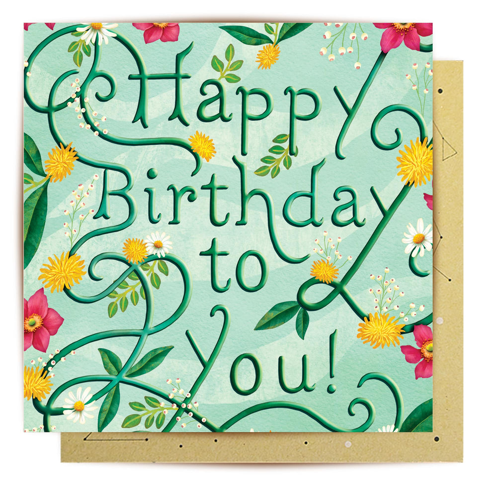 Greeting Card Happy Happy Birthday