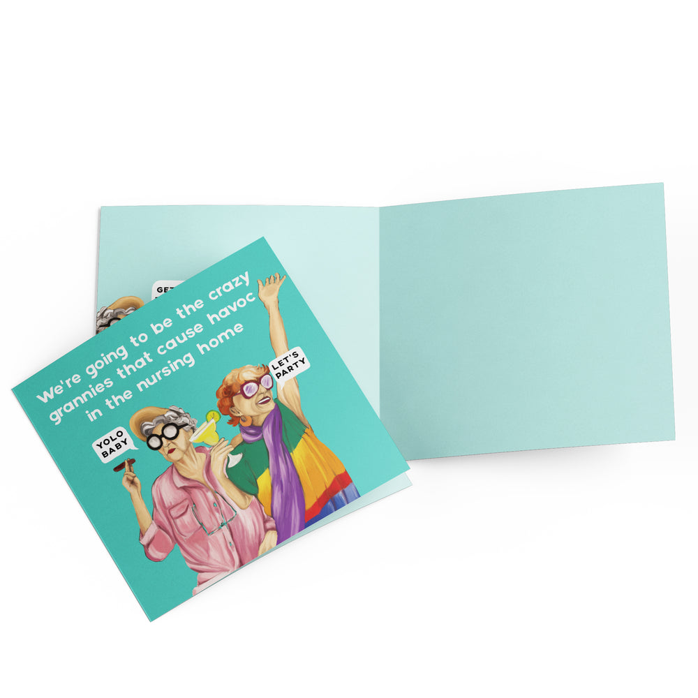 Greeting Card Nursing Home Havoc