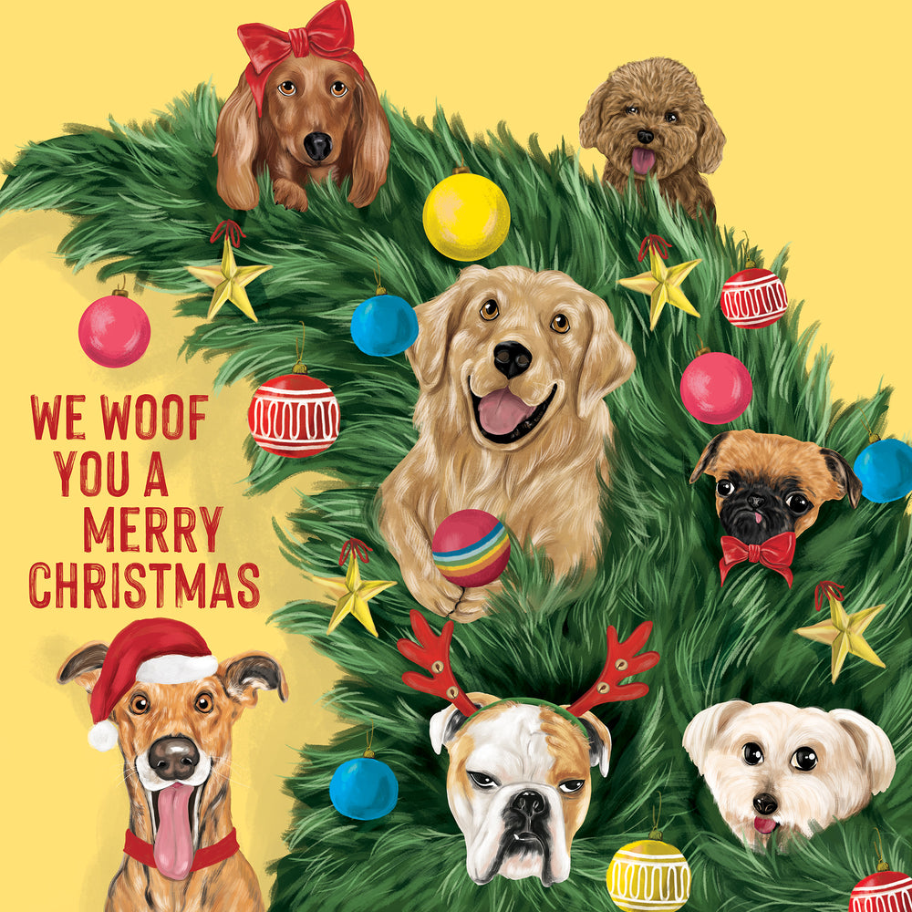 
                      
                        Greeting Card Woof You A Merry Xmas
                      
                    