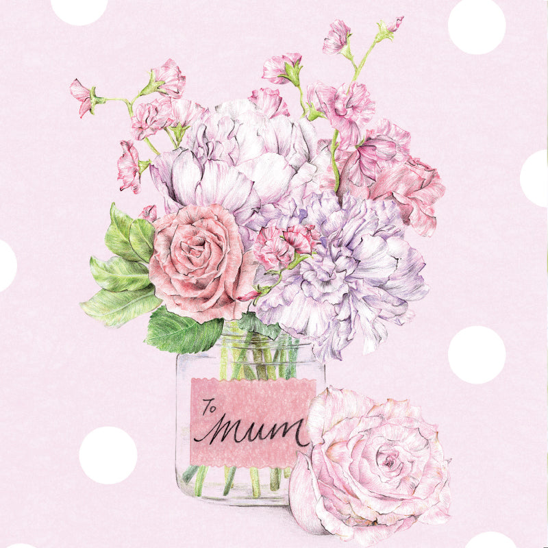 Greeting Card Mother's Bouquet