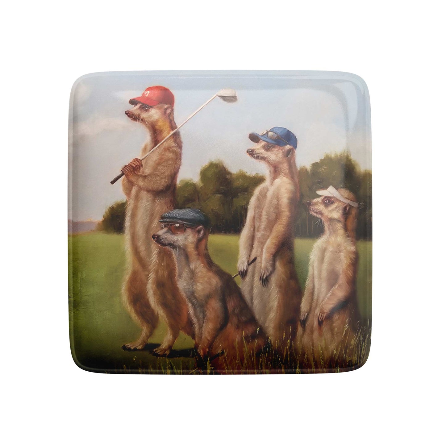 Fridge Magnet Golfers Afternoon