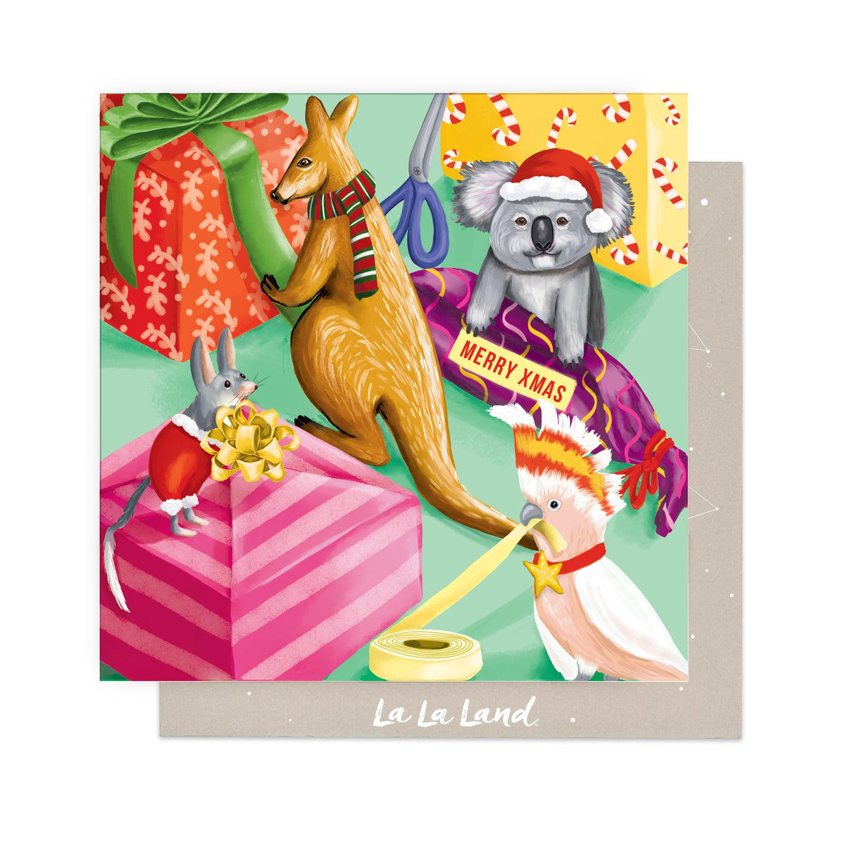 Greeting Card Xmas Wrapping