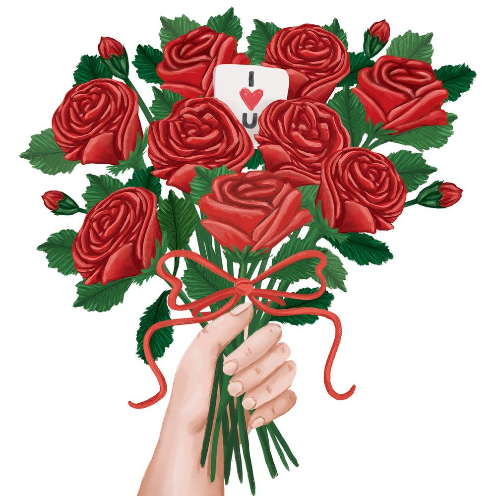 
                      
                        Greeting Card Roses For You
                      
                    