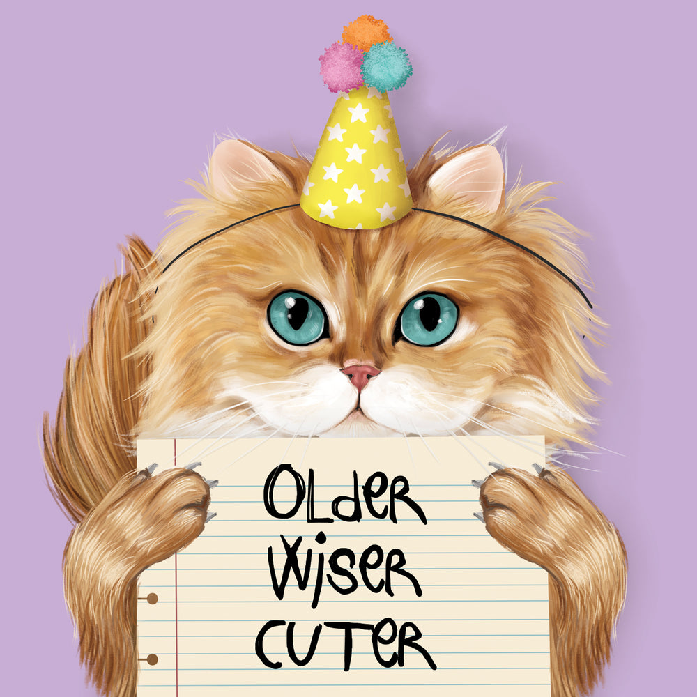 
                      
                        Greeting Card Older Wiser Cuter
                      
                    