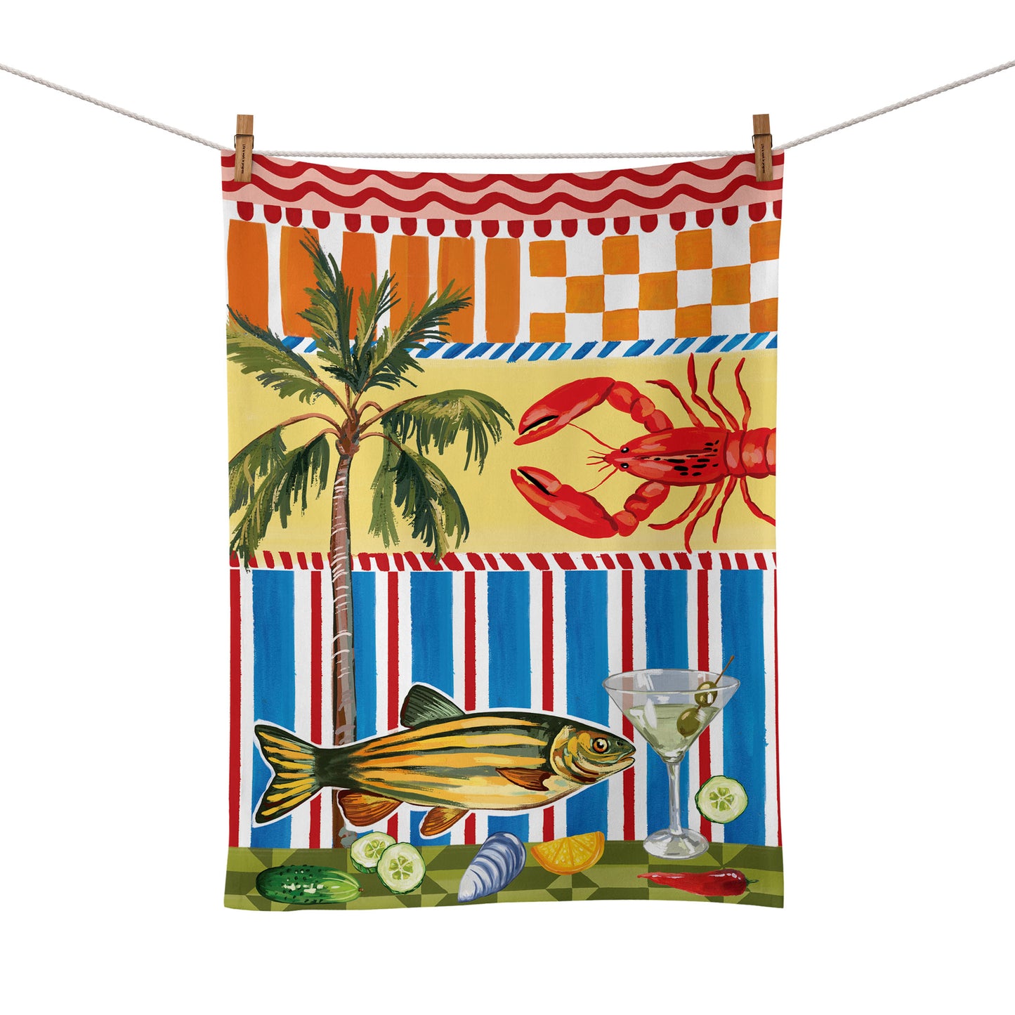 Tea Towel Seaview