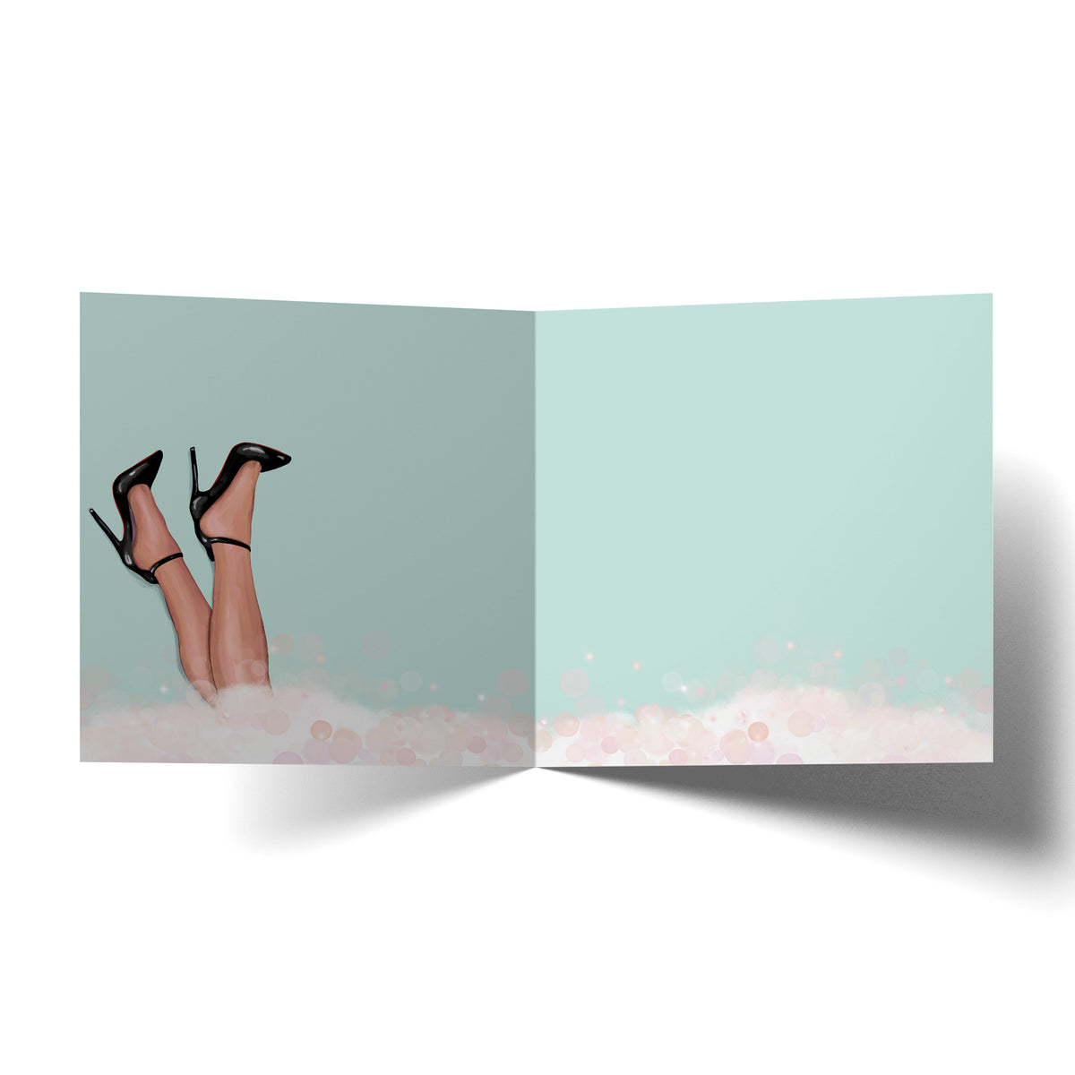 Greeting Card Bubble Bath