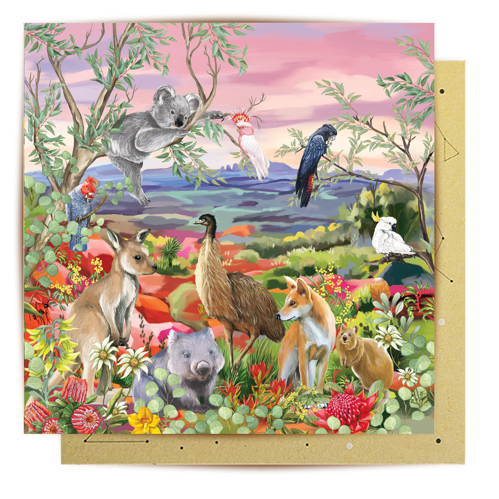 Greeting Card Nature Dwellings