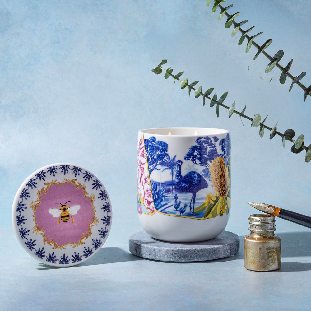 Australian Candle Pieces Of Poetry