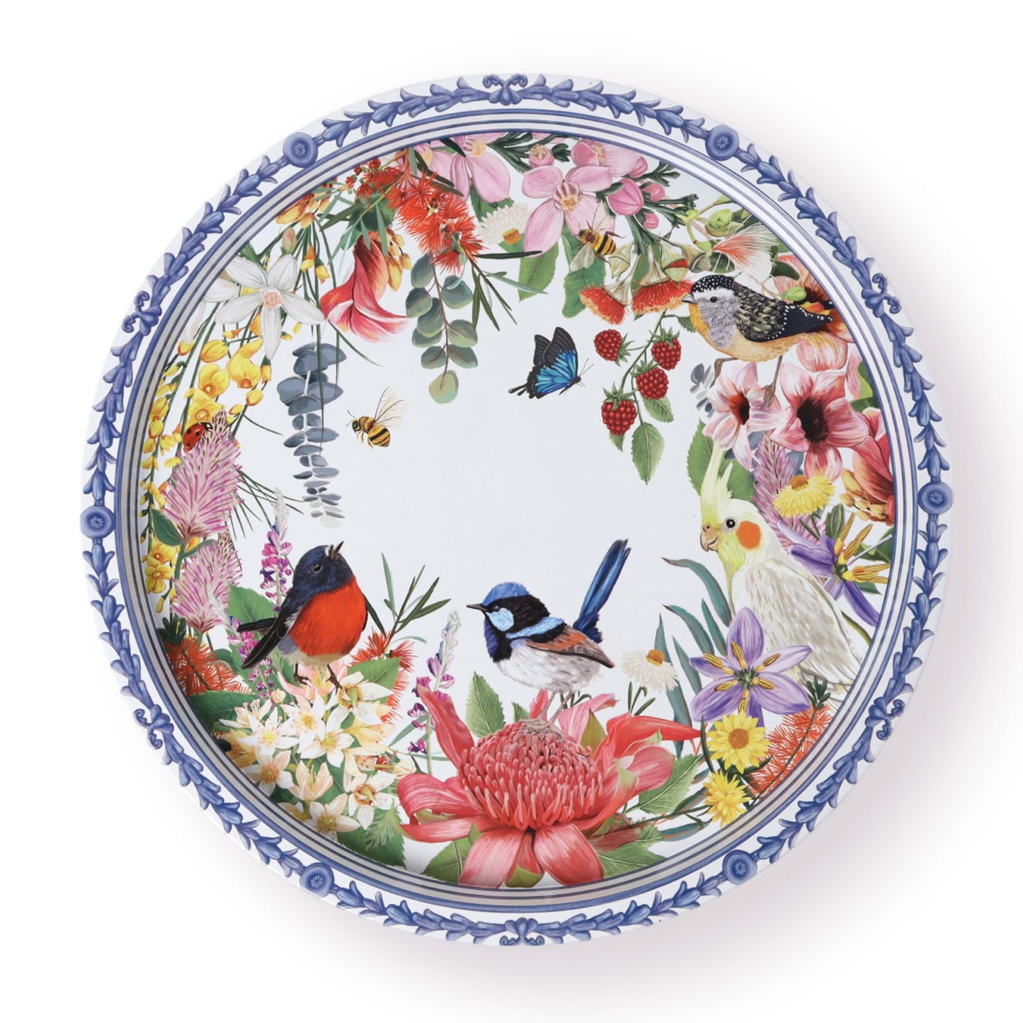 Celebrations Tray Enchanted Garden Birds