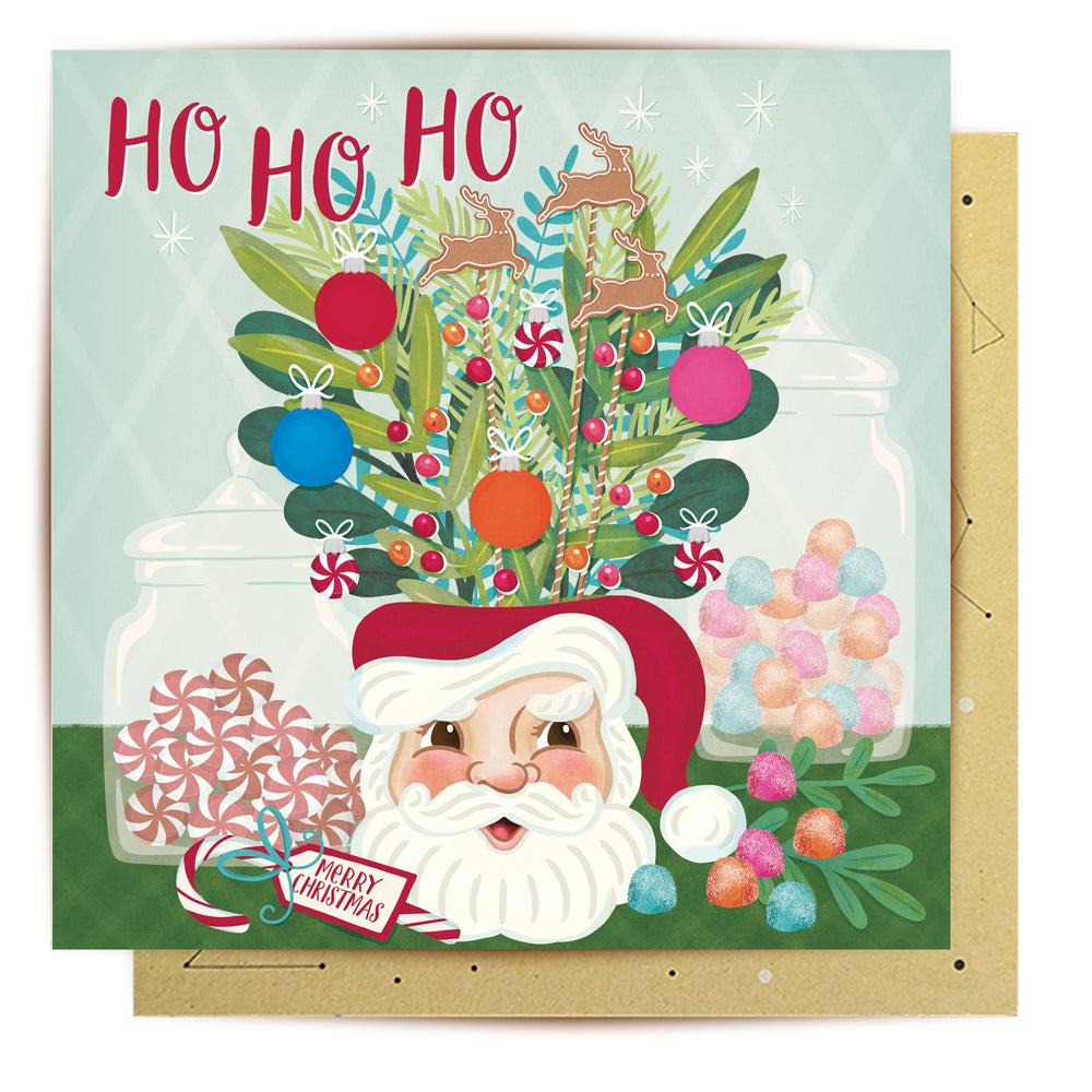 
                      
                        Greeting Card Santa Mug Bouquet
                      
                    