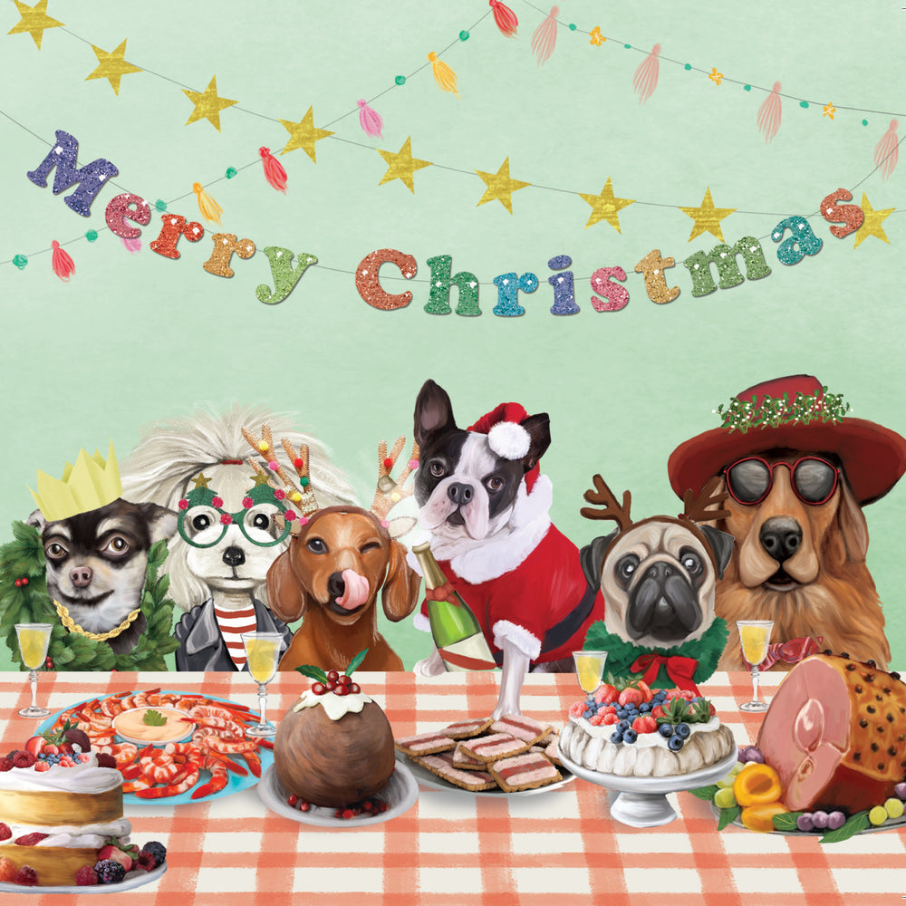 Greeting Card Canine Christmas