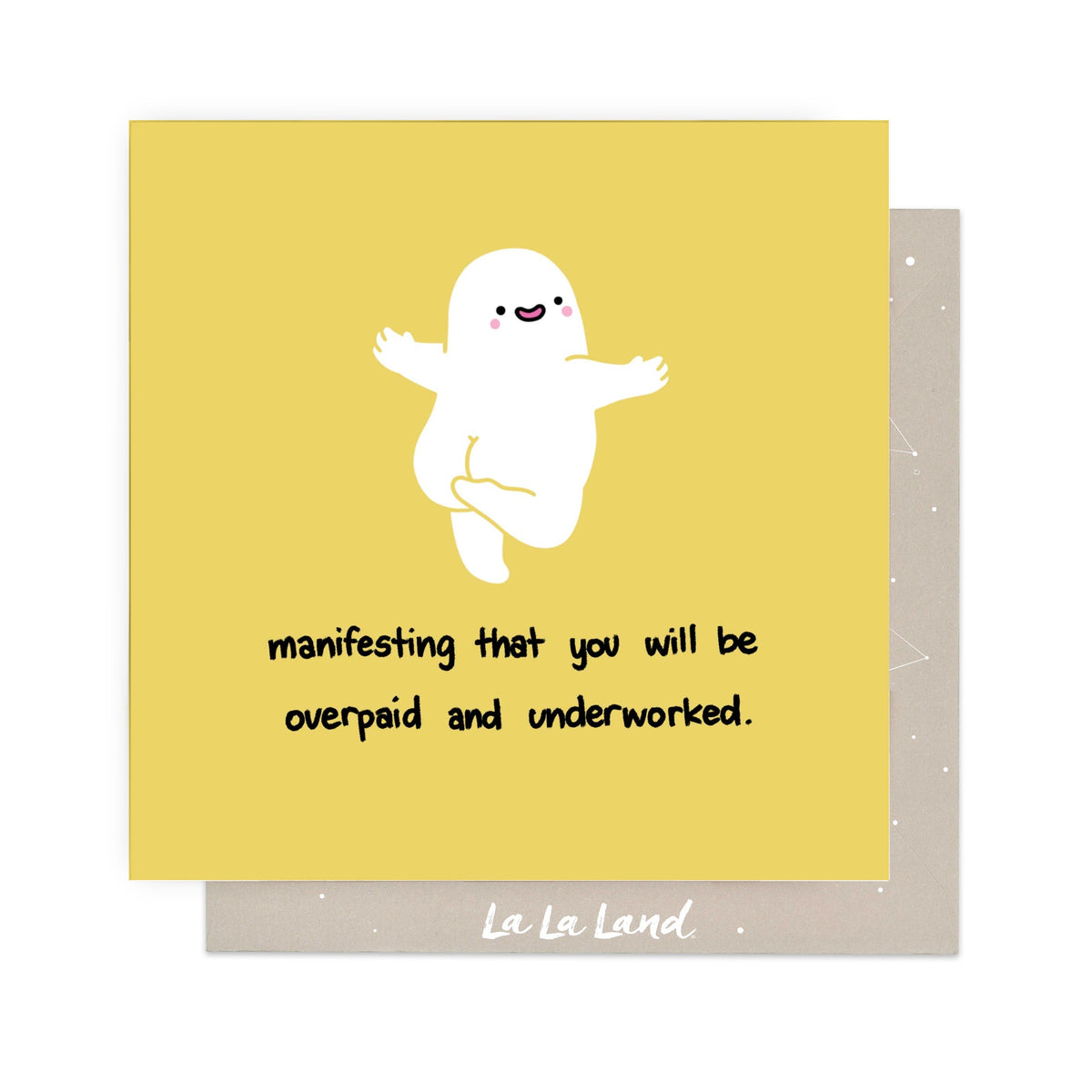 Greeting Card Overpaid And Overworked