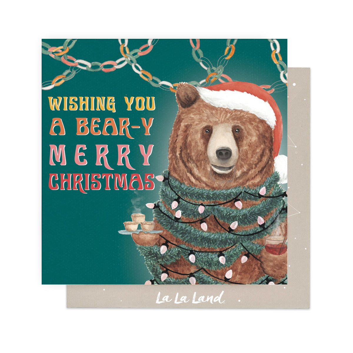 Greeting Card Beary Merry Christmas