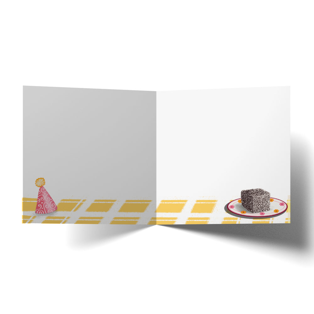 
                      
                        Greeting Card Happy Day Lamington
                      
                    