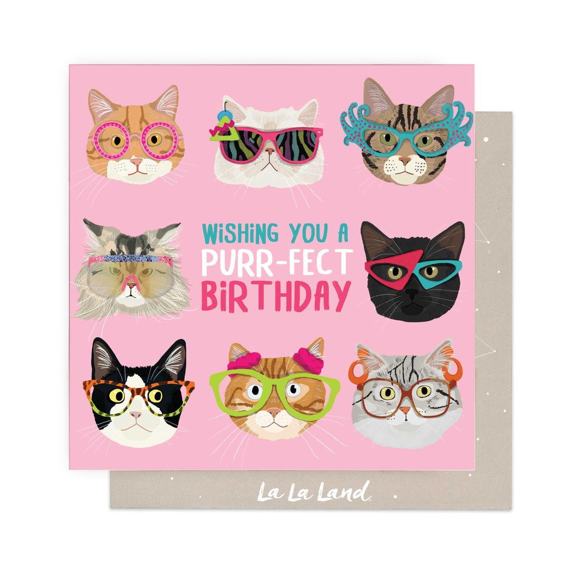 Greeting Card Purrfect Birthday