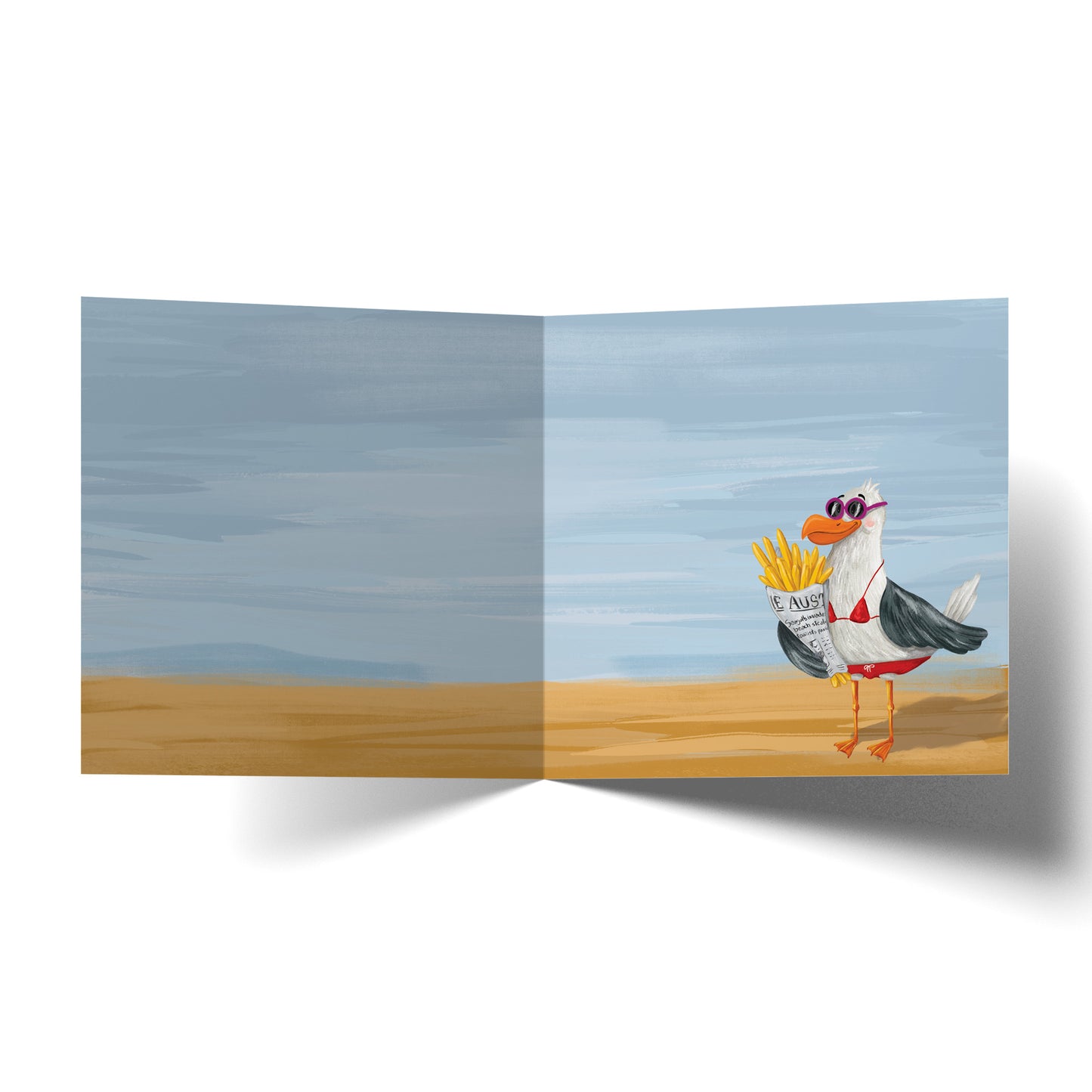 Greeting Card Yay For The Birthday Gull