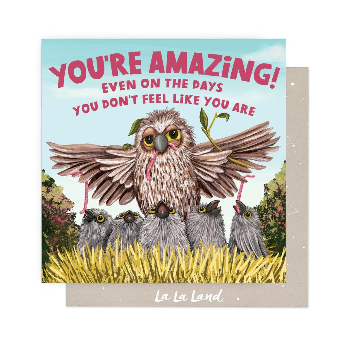 Greeting Card Amazing Owl