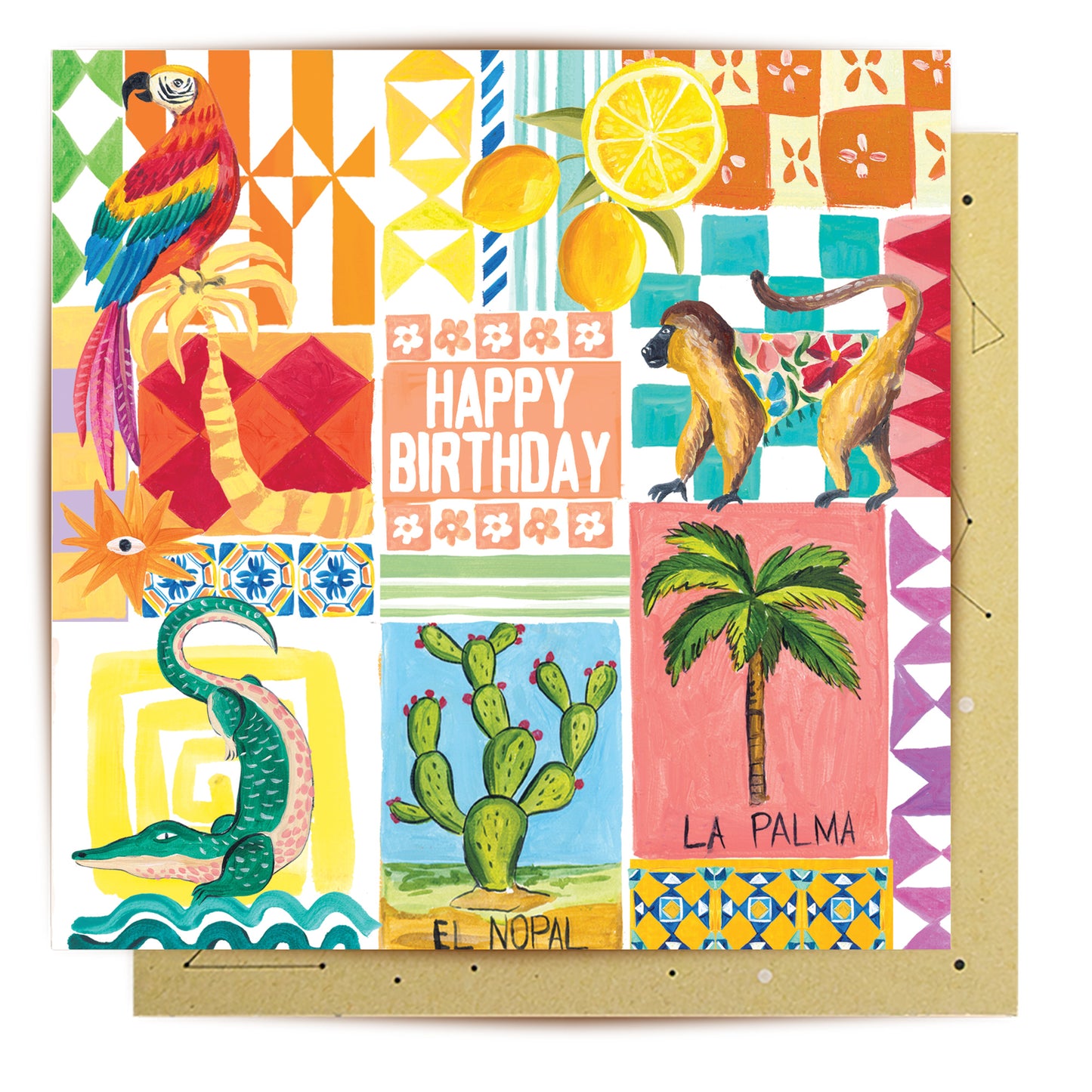 Greeting Card Happy Birthday Life In Colour