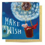 Greeting Card Dandelion Mouse