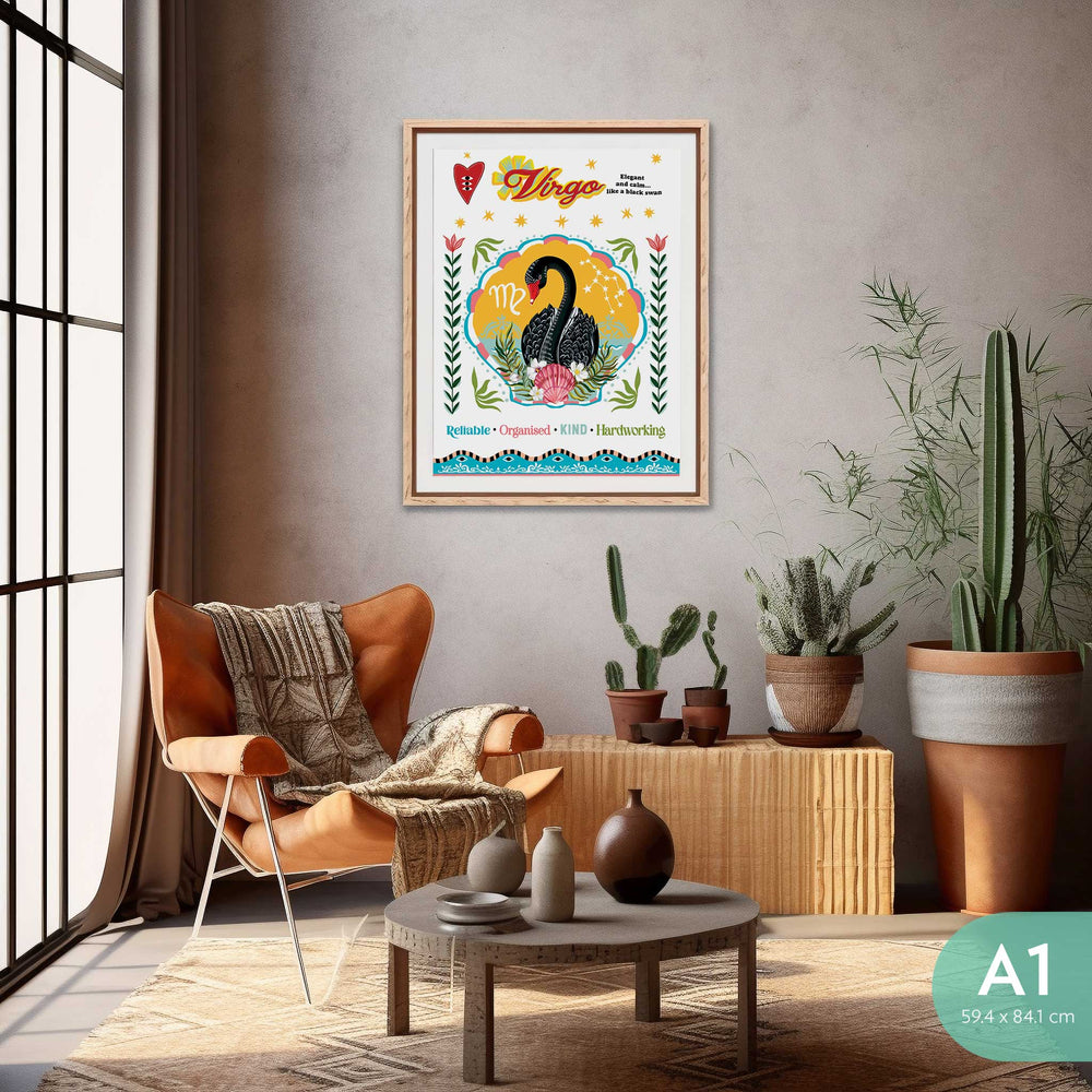 Art Print Aussie Astrology Virgo
