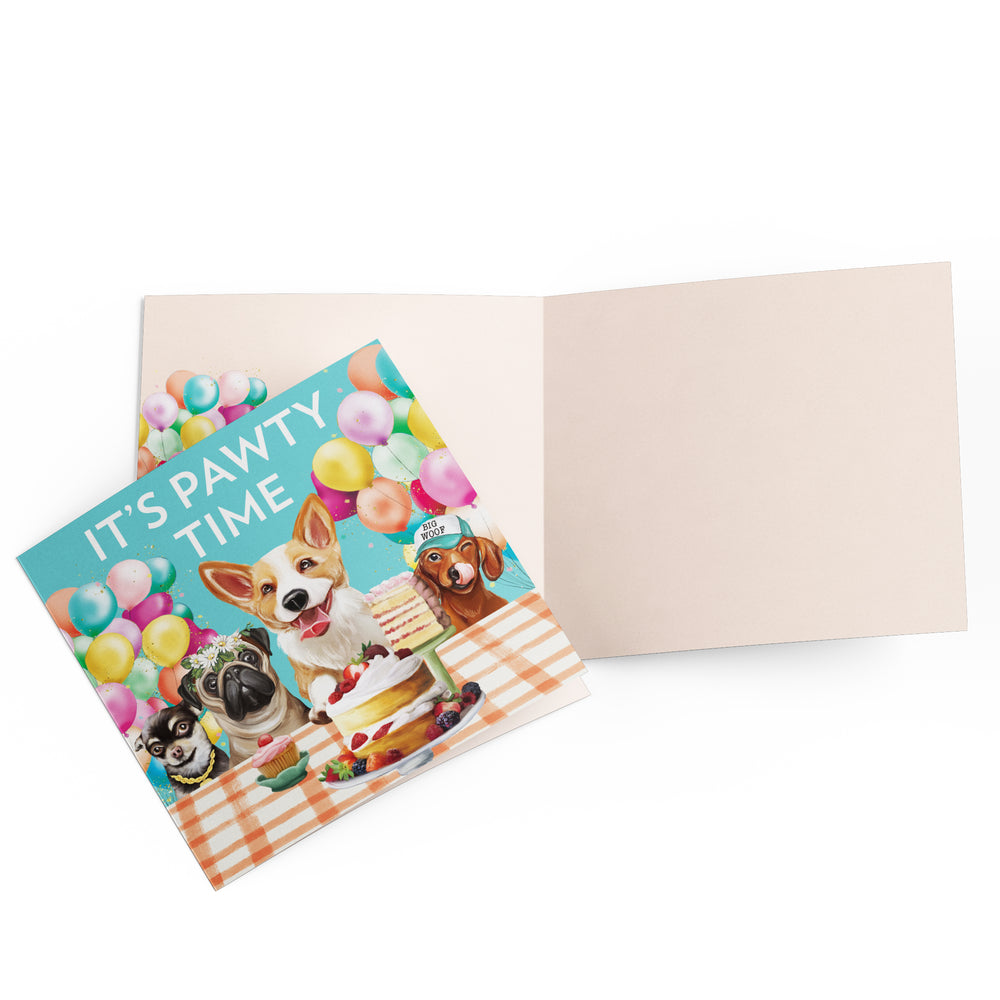 
                      
                        Greeting Card Pawty Time
                      
                    