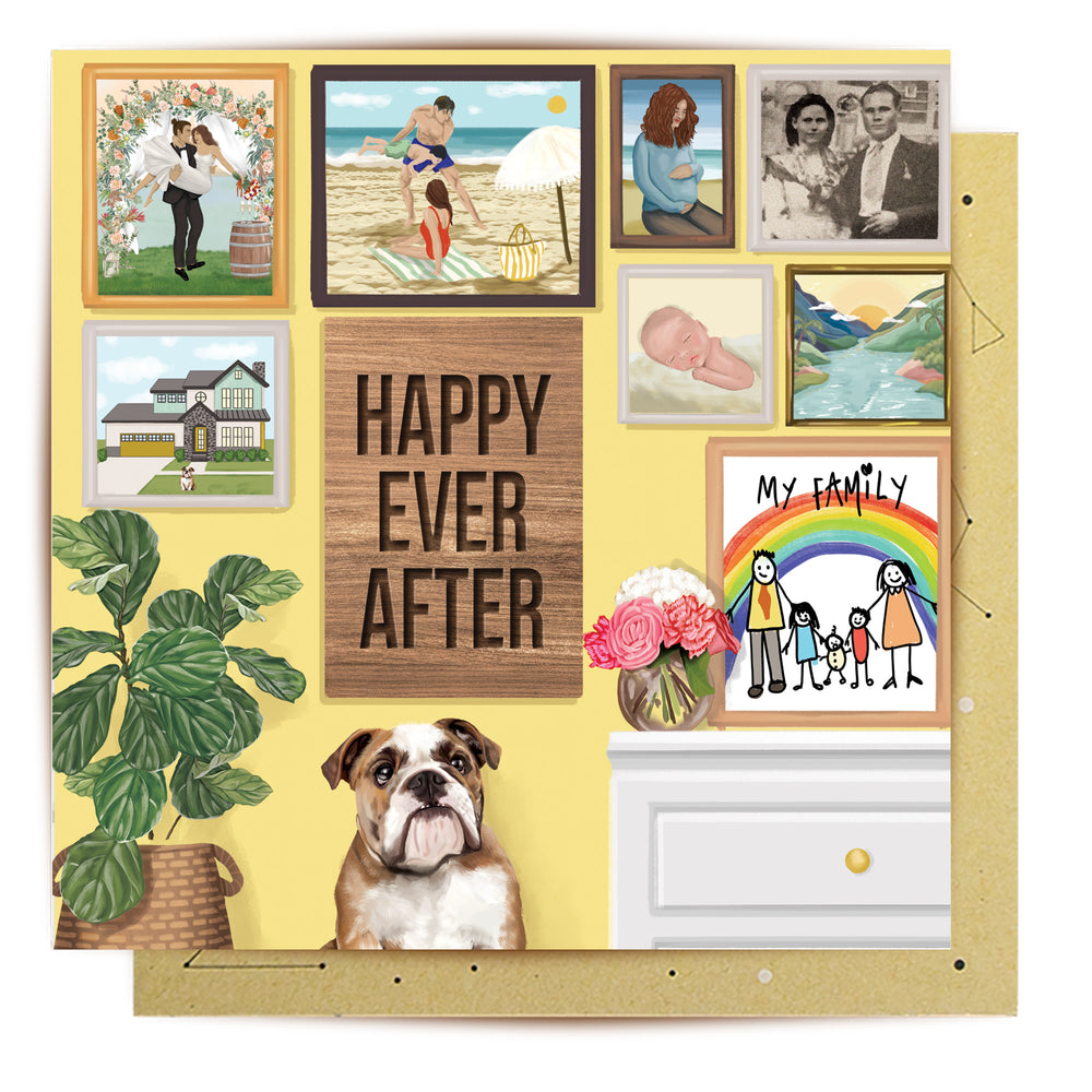 Greeting Card Family Frames