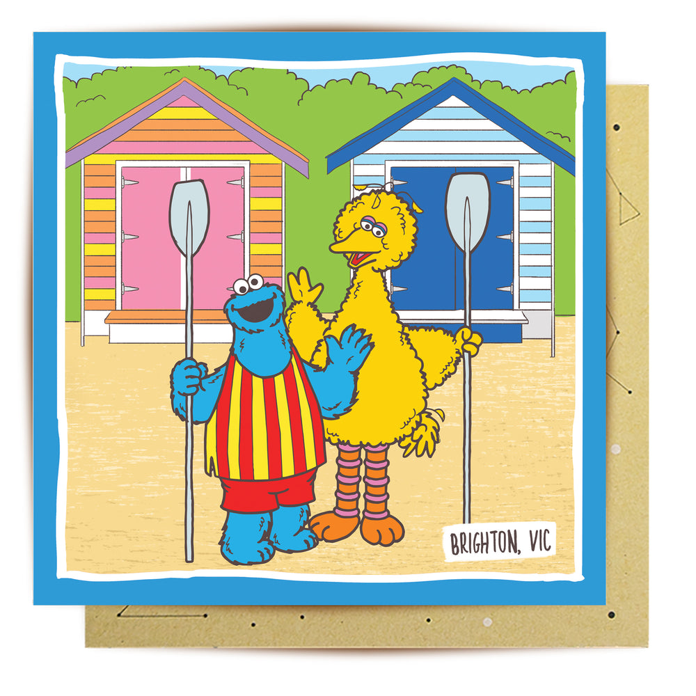 Greeting Card Sesame Street In VIC