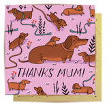 Greeting Card Dachshund Mum Vol.2